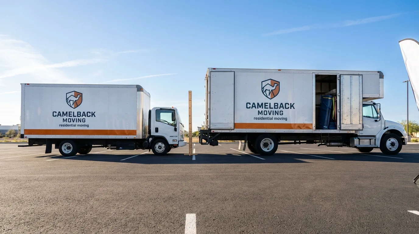 Moving truck size capacity guide in Firestone